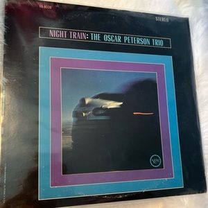 Vintage night train the Oscar Peterson Trio vinyl